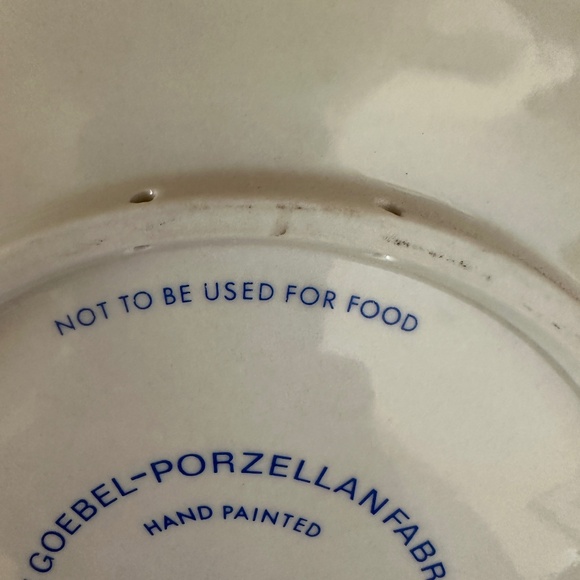 1979 Annual Hummel Plate MJ Hummel Boy Playing Horn Yellow Bird Includes Box - Picture 9 of 15